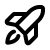 logo d'une fusée qui décolle